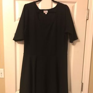 LuLaRoe Nicole Dress Black 3XL